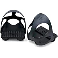 Compositi Estribos de seguridad con protección antideslizante- 1 par- 2 unidades- para niños- color negro
